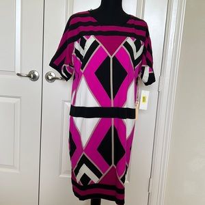 Gibson Latimer short sleeve shift dress